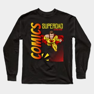 Super Dad Comic Long Sleeve T-Shirt